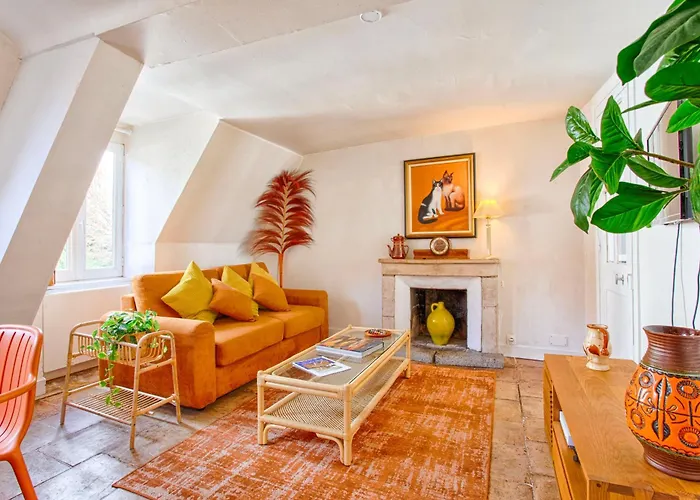 L'oasis - Chaleureux Duplex - Centre De Apartamento Caen